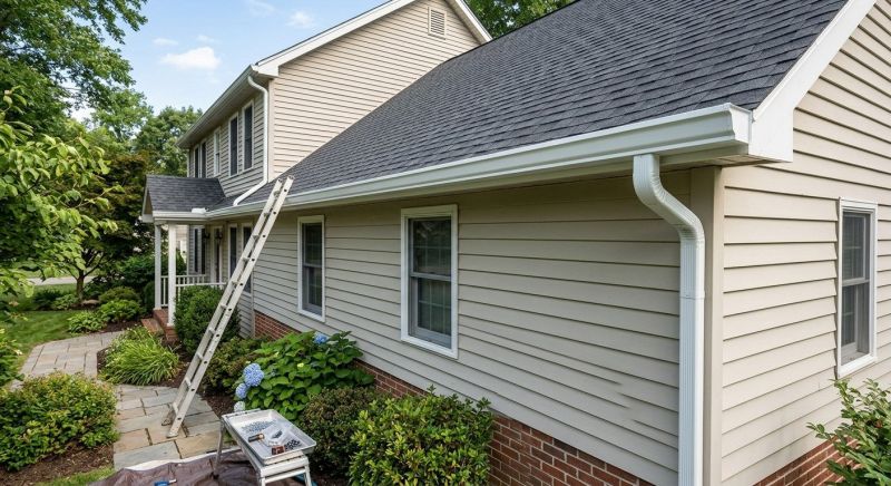 Continuous Gutter Replacement in Roseville, CA